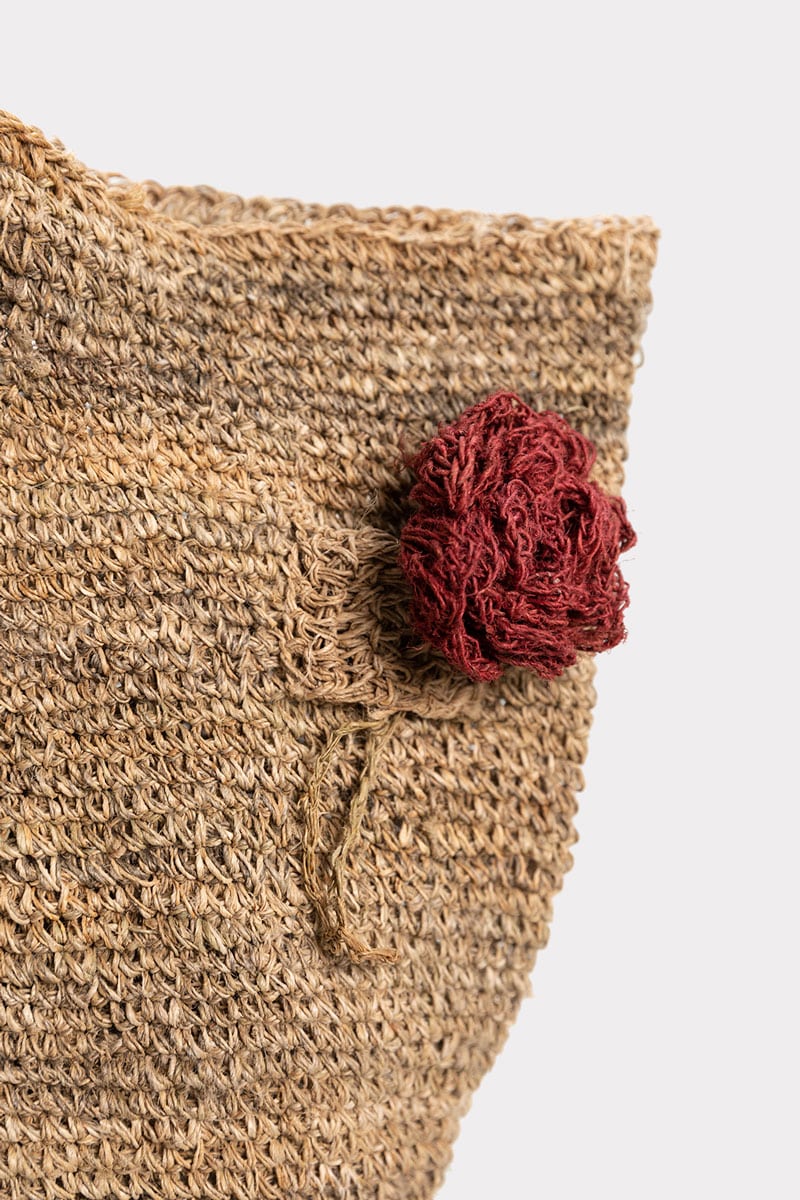 100% Hemp Crochet Bag 