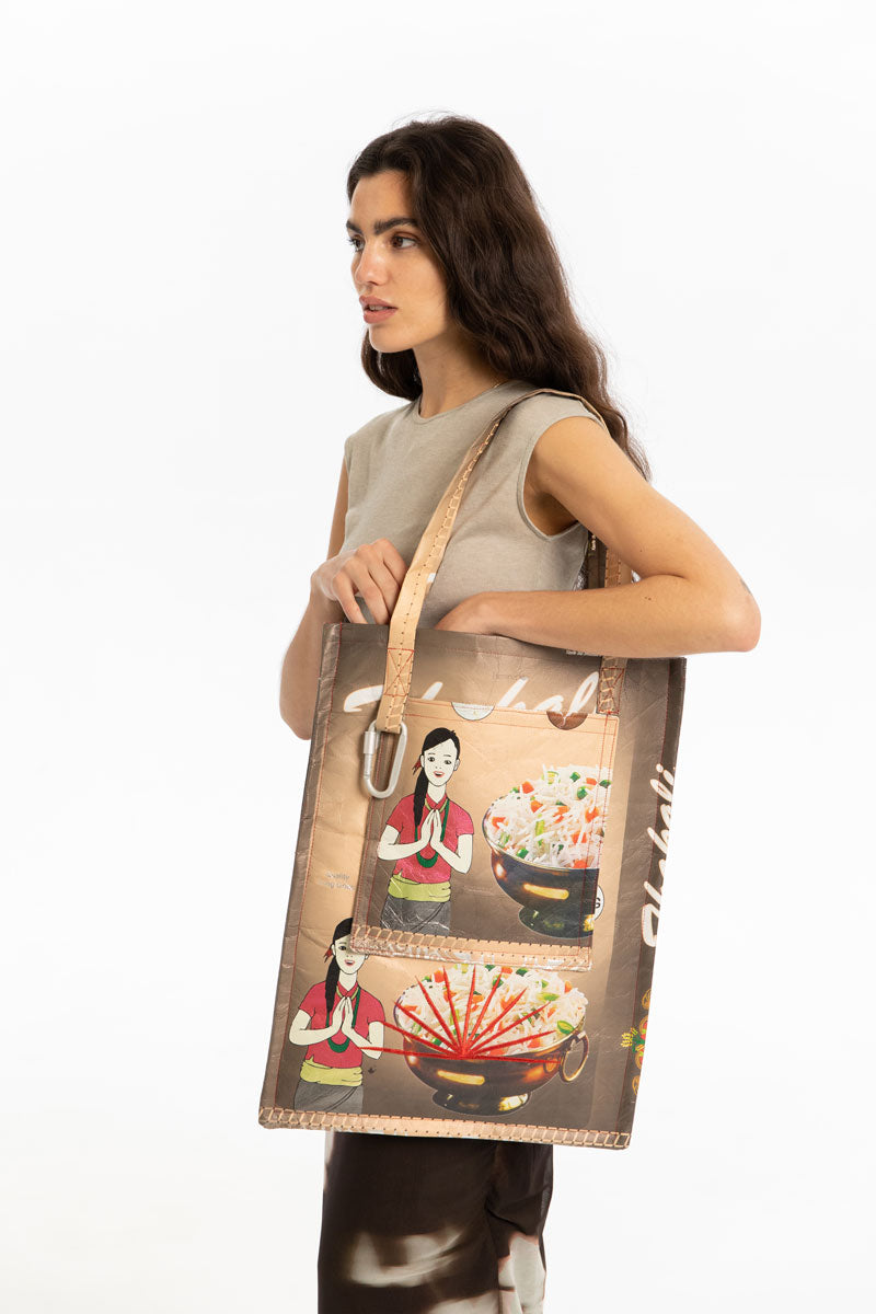 Large Embroidered Ricebag 