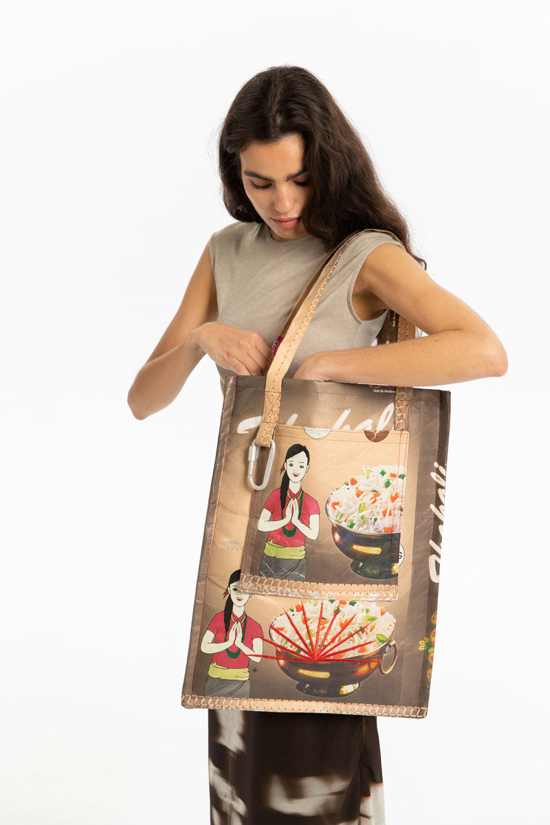 Large Embroidered Ricebag 