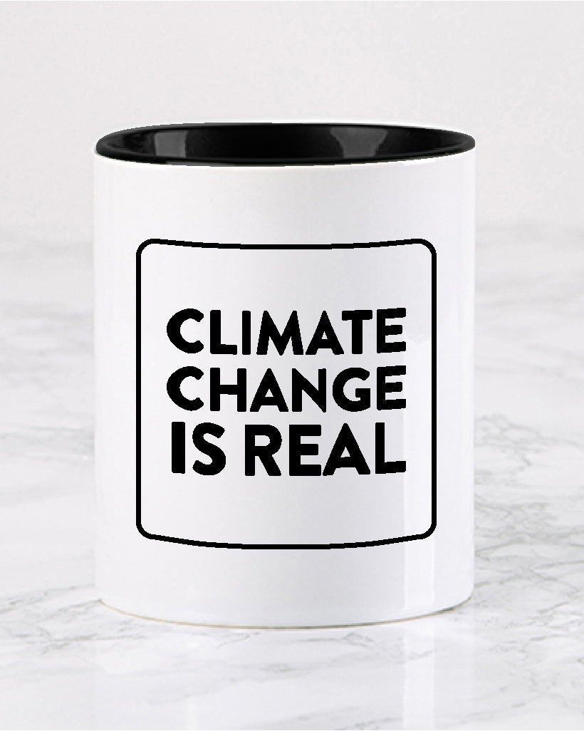 Taza "Climate Change is Real"