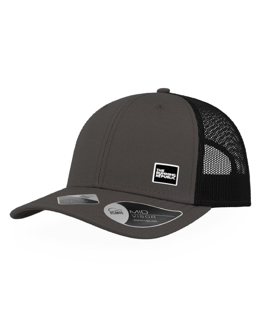 Recycled Polyester Trucker Cap "TRR" (One Size) - Gray