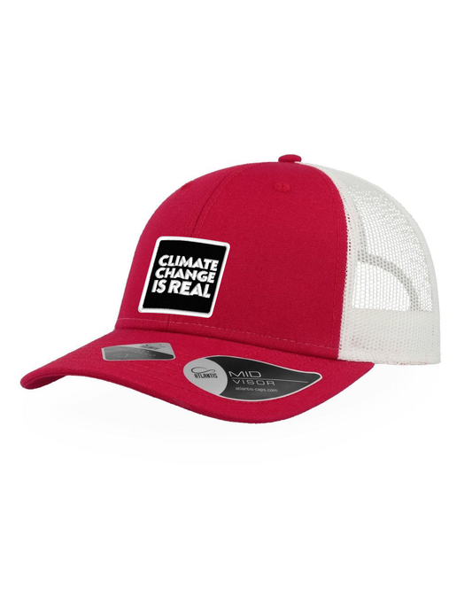 Gorra Recycled Polyester Trucker "Climate" (One Size) - Red