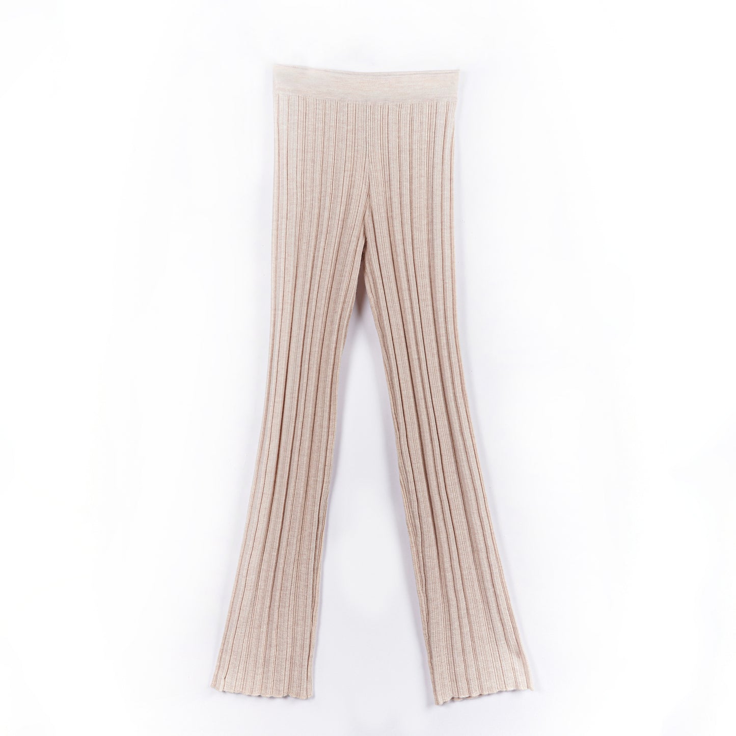 Cashmere tight knitted trousers