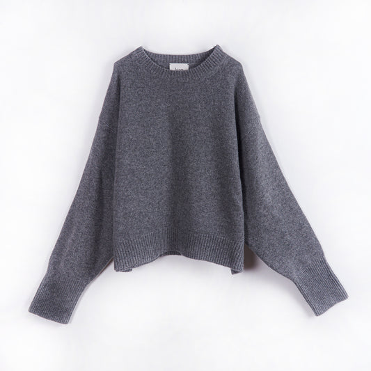 Jersey Cashmere knitted crewneck