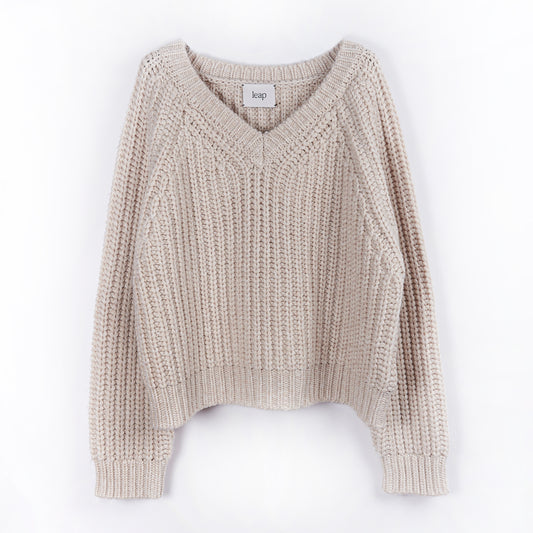 Jersey Cashmere knitted chunky