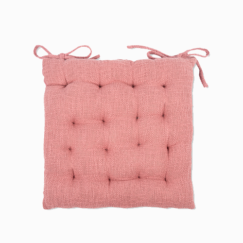 Cotton chair cushion m/joy