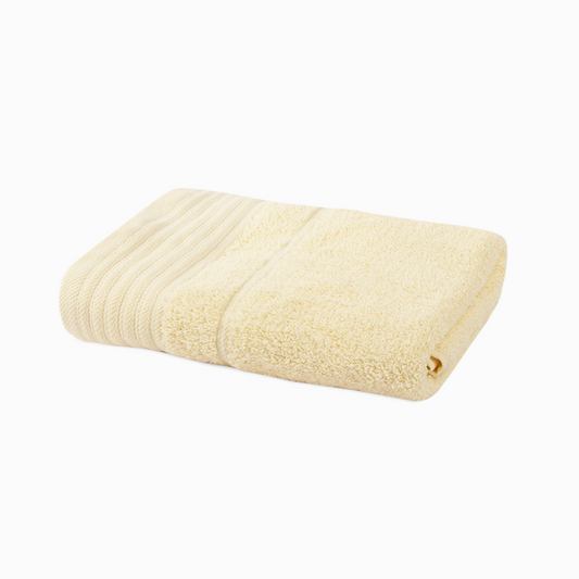 Gold combed cotton towel