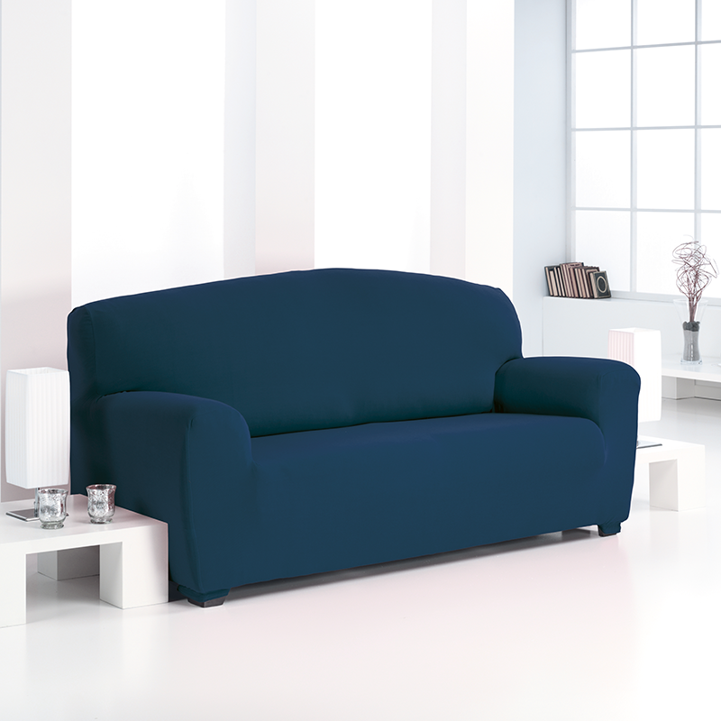 Funda de sofá multielástica - elasticidad dos direcciones - color liso - muy adaptable