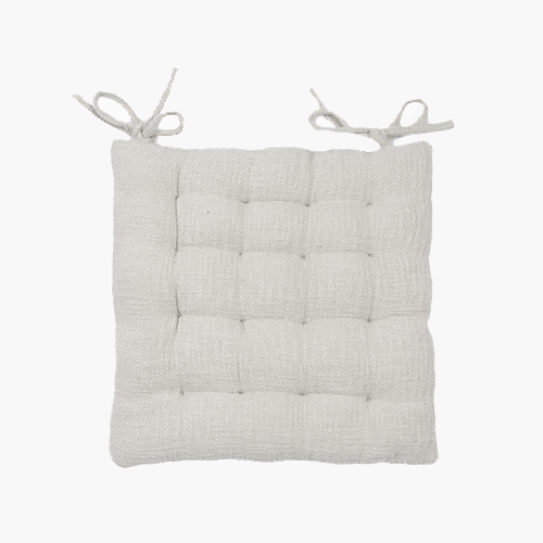 Cotton chair cushion m/joy