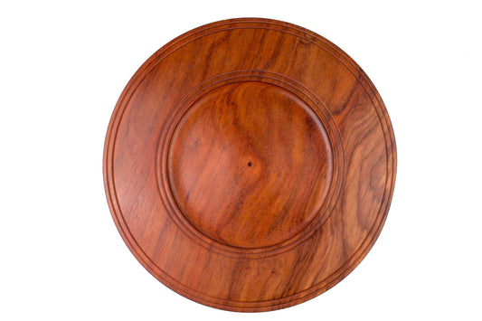 Iroko wood plate