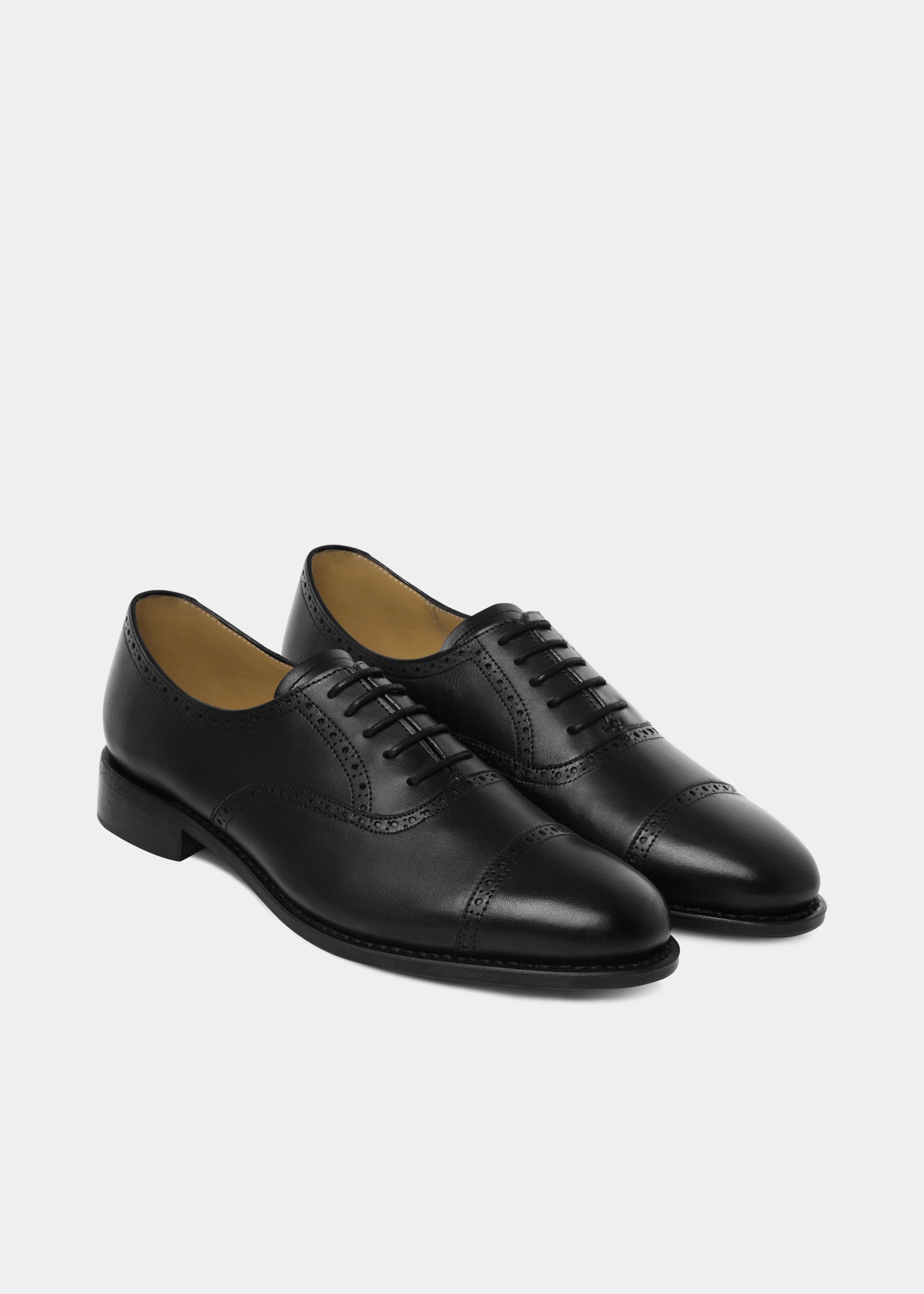 Black Cap-Toe Brogue - JAVIER MORATO · VALVERDE DEL CAMINO