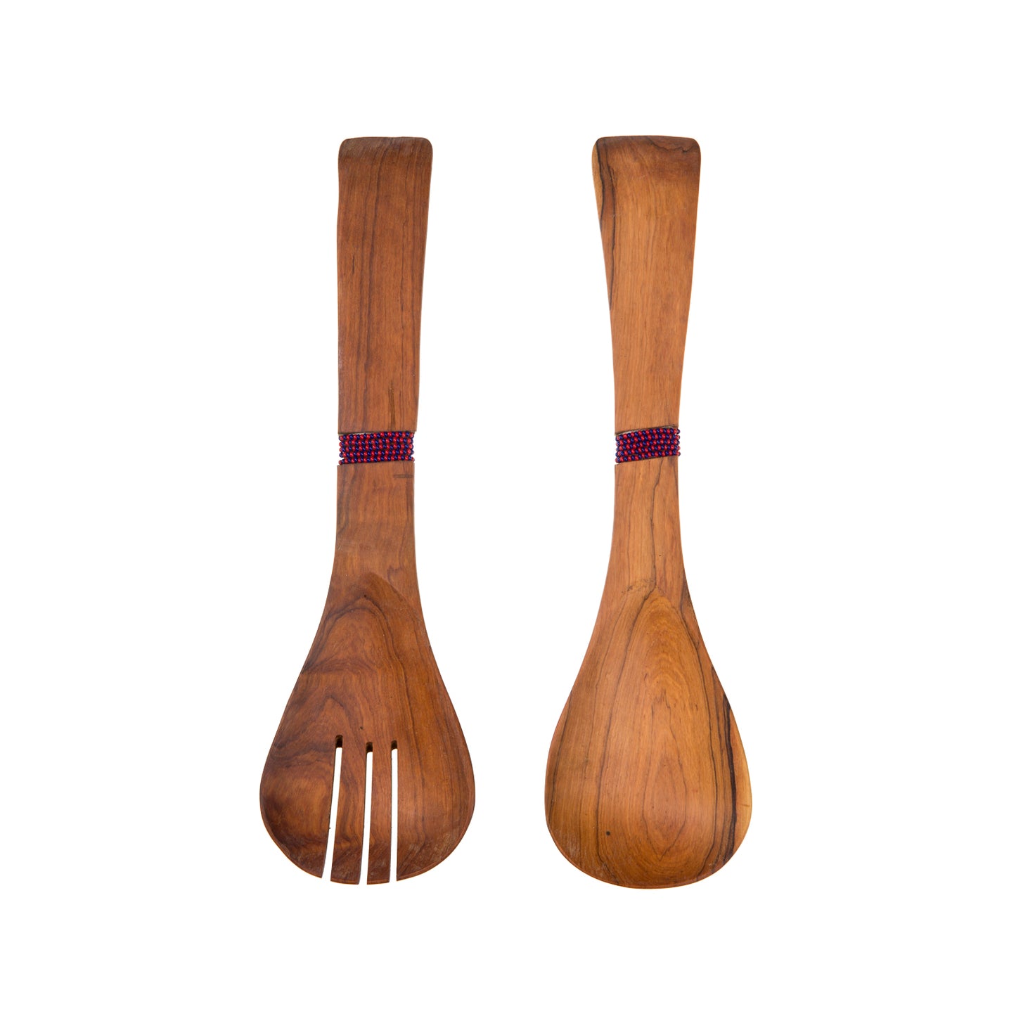 Bubinga wood serving cutlery