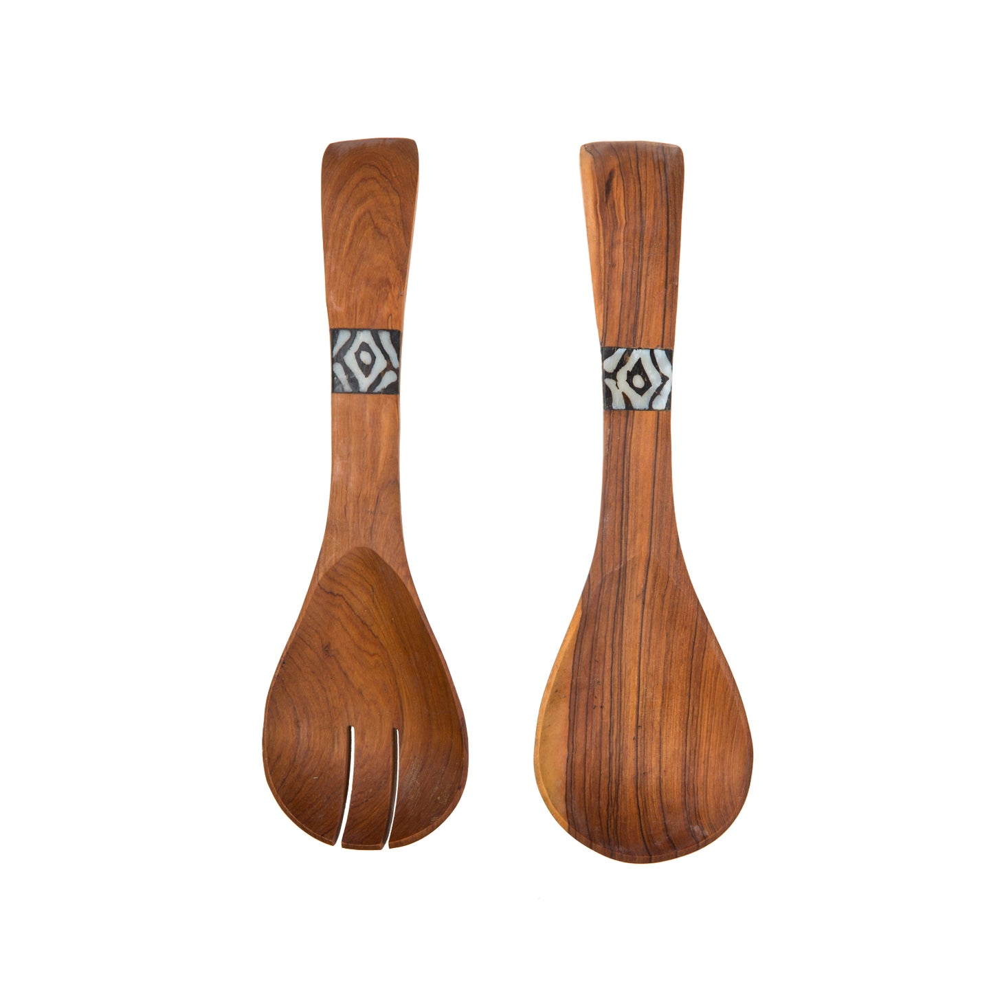 Bubinga wood serving cutlery