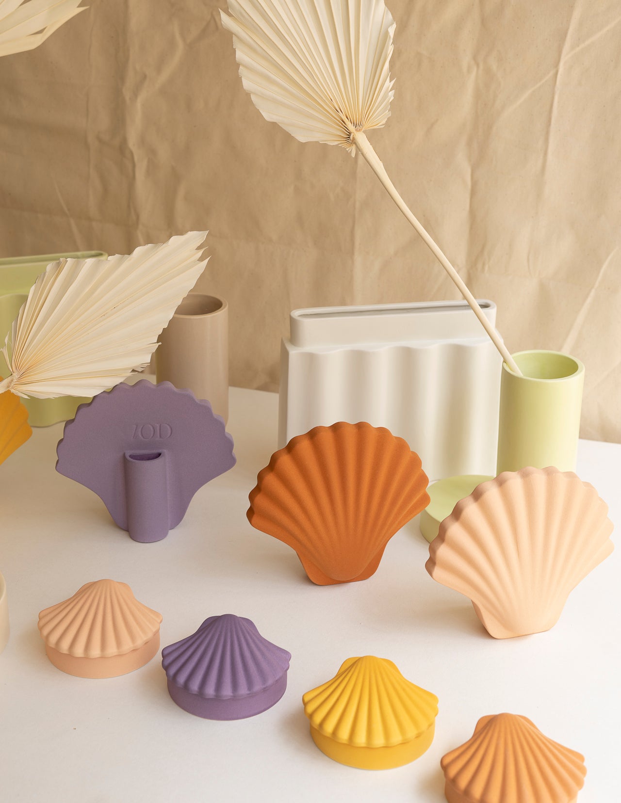 Mauve Seashell Box