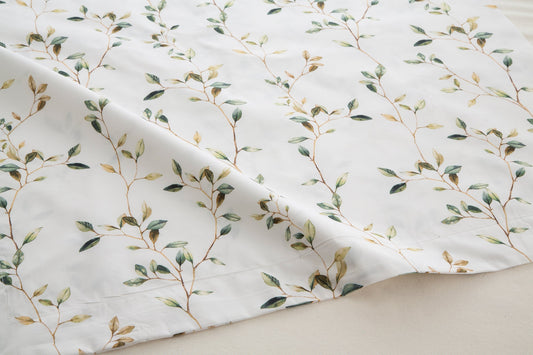 Percale Cotton Top Sheet 200h Bed 90 - Sheets