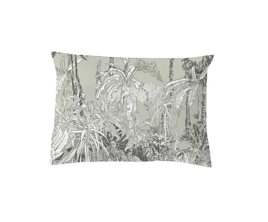 Green Palm Tree Pillow Case Bed 90