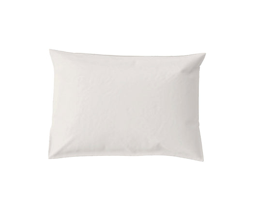 Lisa Percale Pillowcase 200h White Bed 90