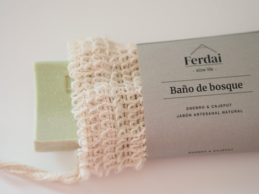 Handmade forest bath soap
