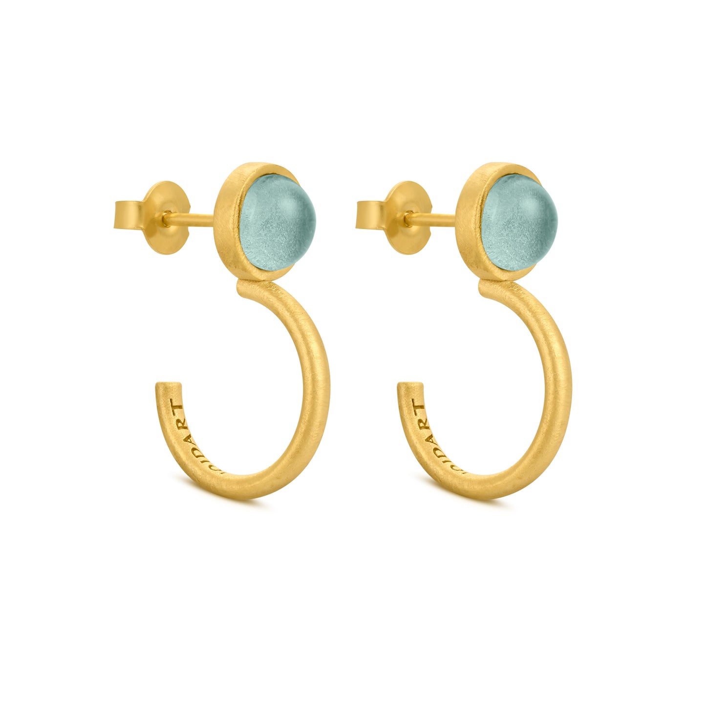 Golden earrings Alegria by Carme Fàbregas