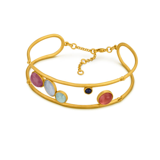 Alegria gold bracelet by Carme Fàbregas
