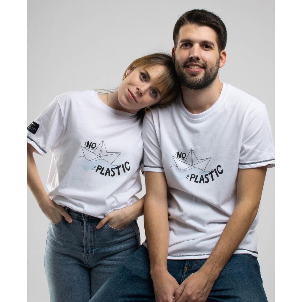 Camiseta No Plastic - Unisex