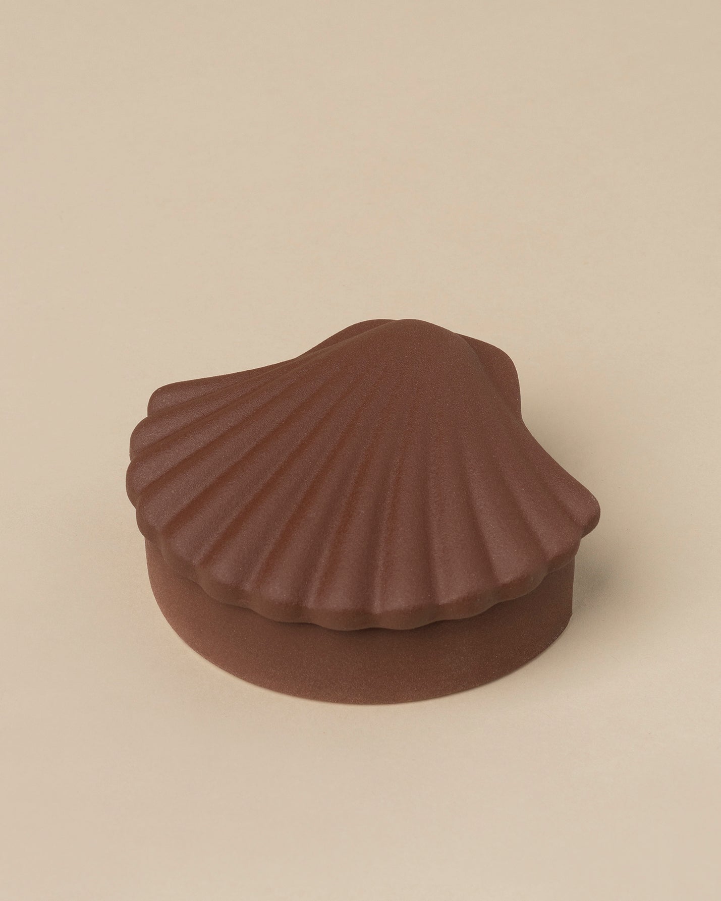 Dark Brown Seashell Box