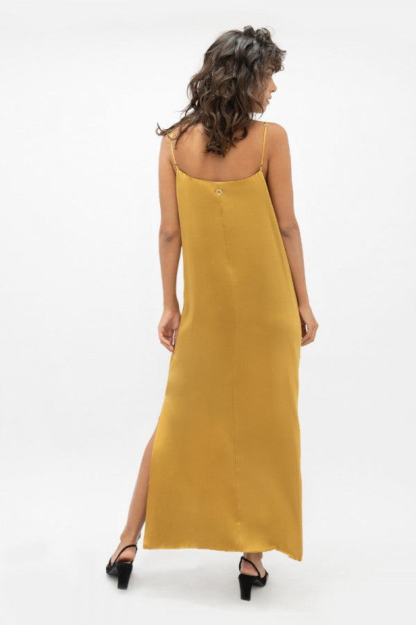 Calabar Dress - Silk Slip - Mimosa