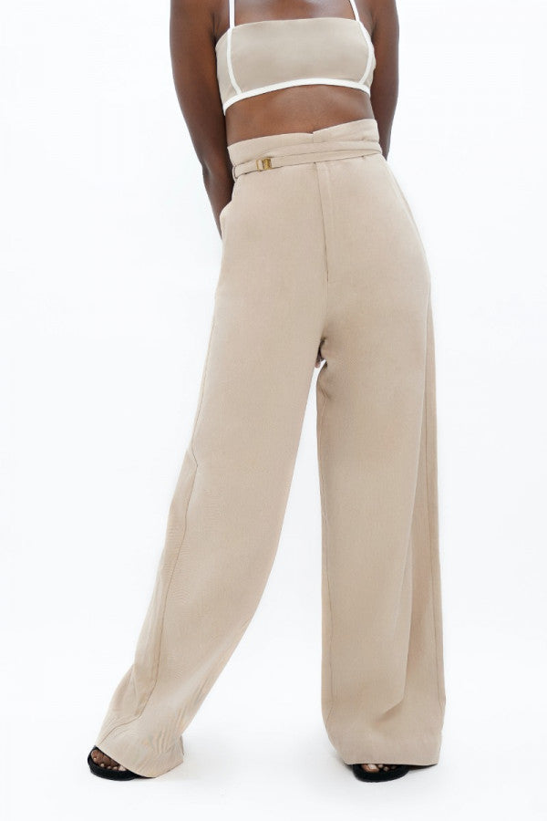 Florence trousers - Organic Cotton - Sand