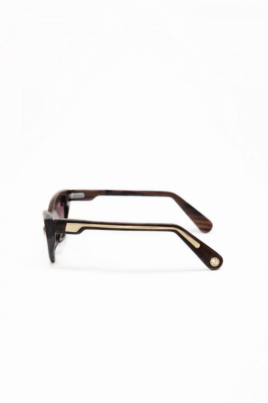 Hampton Sunglasses - Wooden Cat Eye