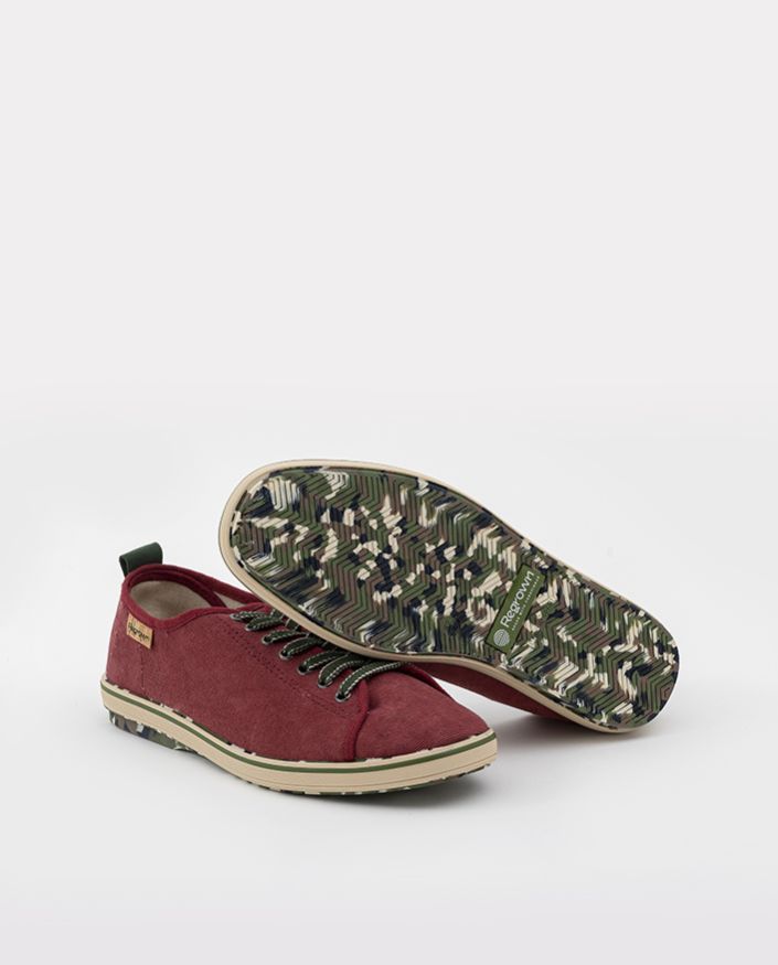 Casual slippers cotton olmo wine