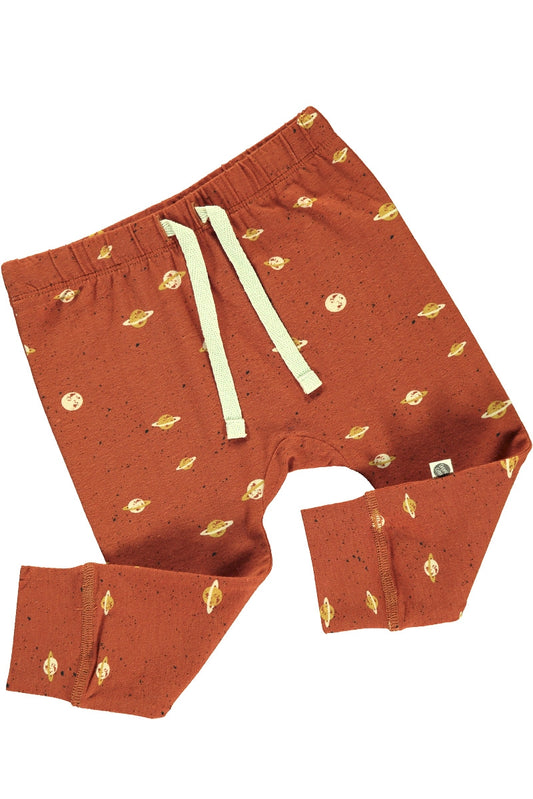 Baby pants with Saturn print