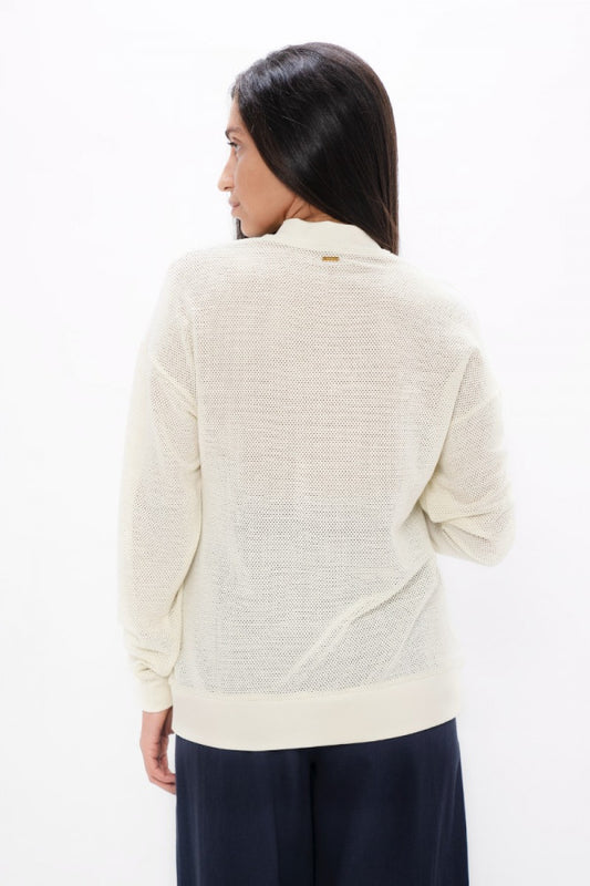 Philly - Seaweed Fibre Cosy Sweater - Powder