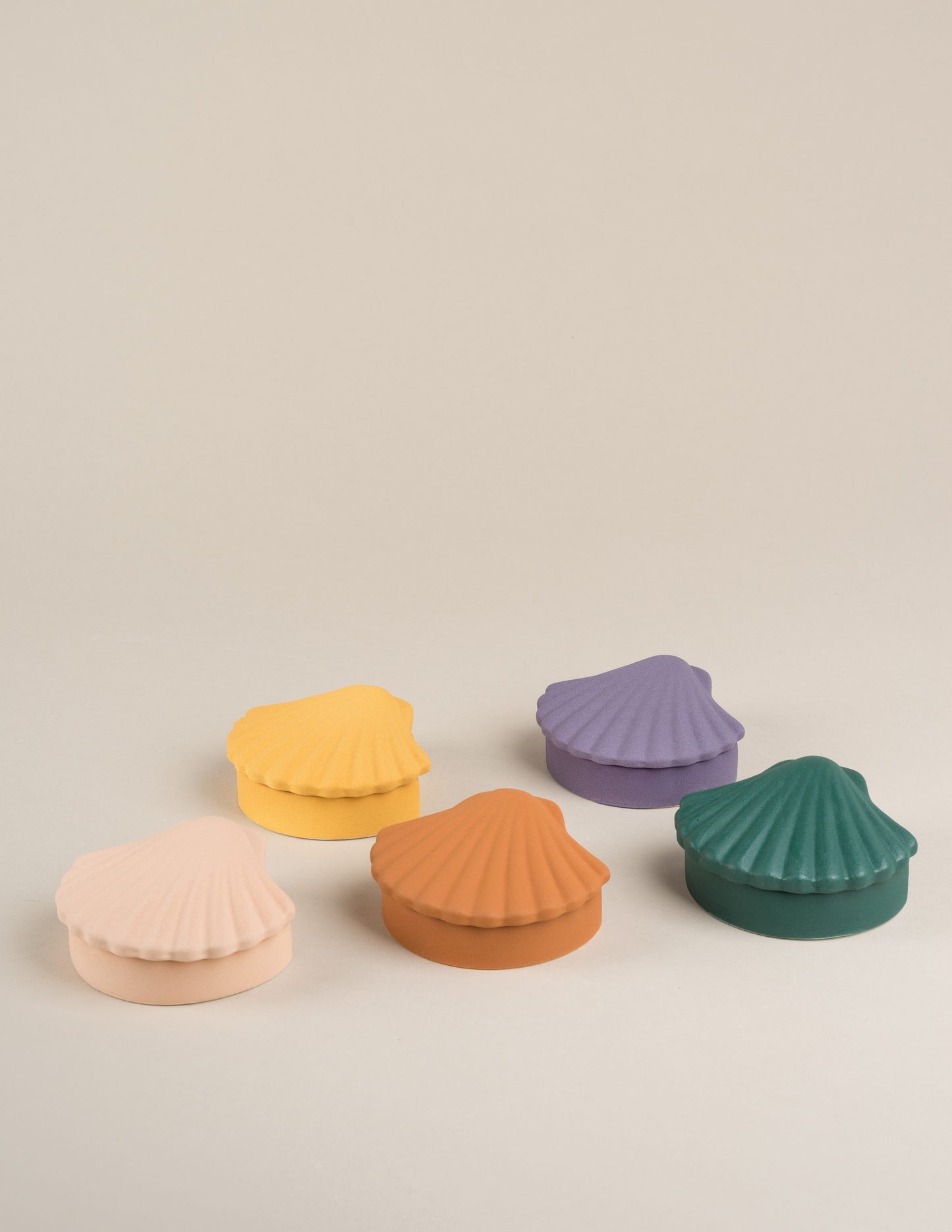 Dark Green Seashell Box