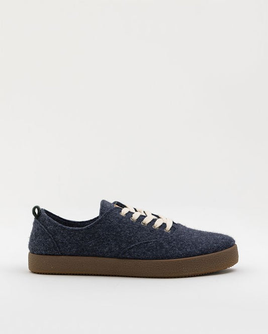 Casual sneakers recycled material acacia nuit