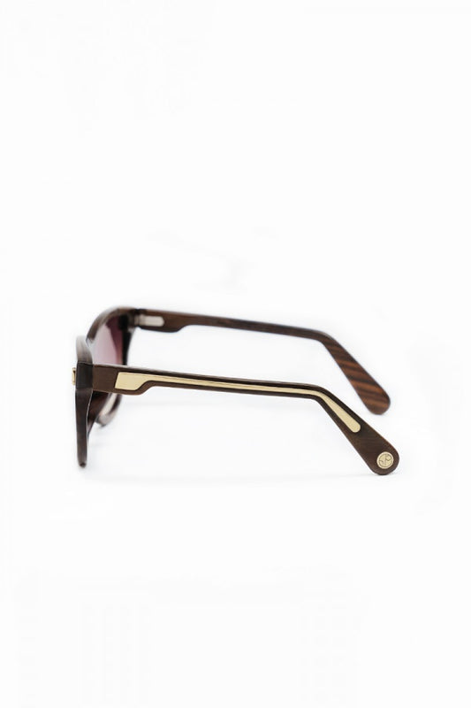 Torquay Sunglasses - Wooden Wayfarer