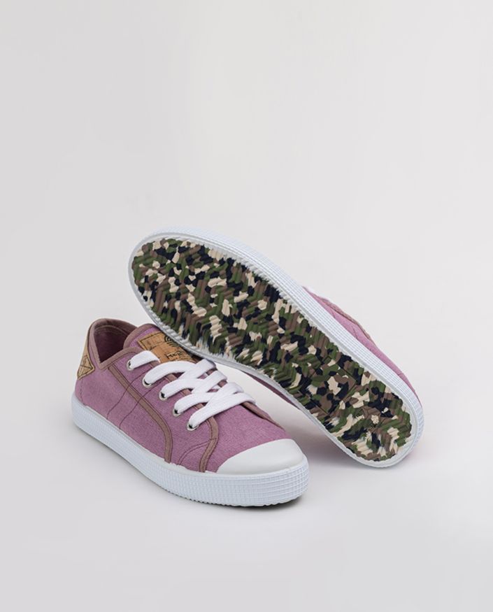 Sustainable sneakers for women and men hash mauve
